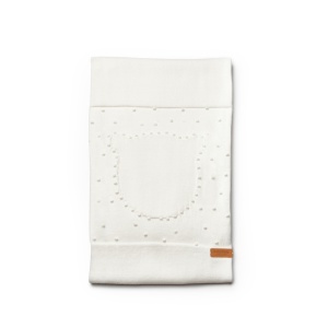 Paturica cu ursulet pentru nou nascut, 100% bumbac organic, TeddyBear, BabyCosy, ecru - Img 2