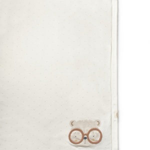 Paturica pentru nou nascut, 100% bumbac organic, TeddyBear, BabyCosy - Img 2