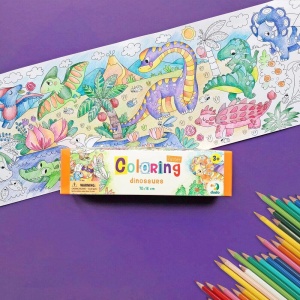Poster de colorat - Dinozauri - Img 5