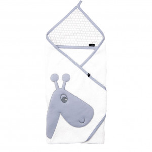 Prosop de baie cu broderie Girafa 80x80 Womar Zaffiro AN-ZG-80 - Img 6