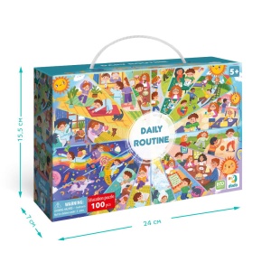 Puzzle - Activitatile zilnice (100 piese) - Img 4