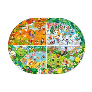 Puzzle - Anotimpurile (100 piese) - Img 3