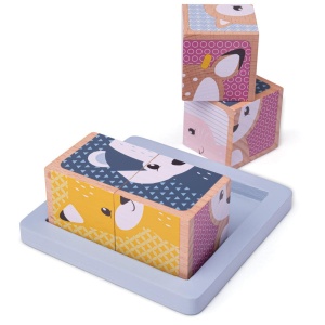 Puzzle cubic - Animalute vesele - Img 2
