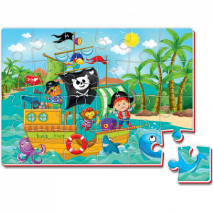 Puzzle Pirati 24 piese Roter Kafer RK1201-12 - Img 2