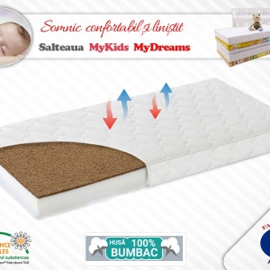 Saltea Fibra Cocos MyKids MyDreams I 90x40x05 (cm)