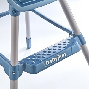 Scaun de masa pentru copii, BabyJem, indigo - Img 4
