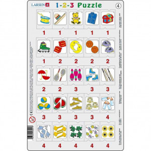 Set 12 Puzzle-uri 1-2-3, 25 Piese Larsen LRP46 - Img 5