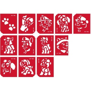 Set 12 sabloane pentru tatuaje temporare Paw Patrol Tytoo KKCSP4430059 - Img 2