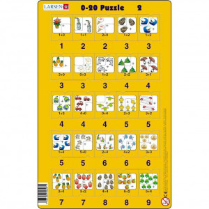 Set 16 Puzzle-uri 0 - 20, 25 Piese Larsen LRP47 - Img 4