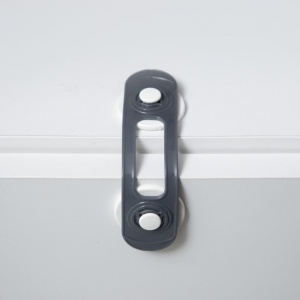 Set 2 mini sigurante universale pentru usi si dulapuri BabyJem, antracit - Img 5