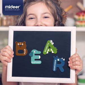 Set 26 litere magnetice Mideer MD2064 - Img 5