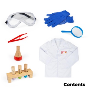 Set costum si accesorii de laborator pentru copii - Img 5