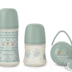 Set de start BONHOMIA 7 piese, menta, Suavinex