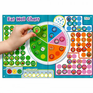 Set magnetic Mananca sanatos - Eat Well Chart Fiesta Crafts FCT-2946 - Img 6