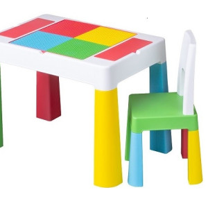 Set masuta cu scaun Tega Lego Multifun Multicolor