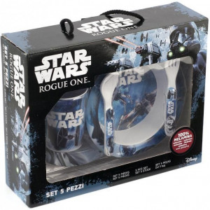 Set pentru masa melamina 5 piese Star Wars Rogue One Lulabi 8330500 - Img 4
