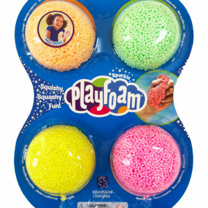Spuma de modelat cu sclipici Playfoam™ - Set 4 culori - Img 2
