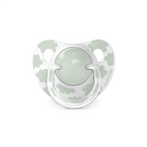 Suzeta anatomica din silicon, 2 buc 0-6 luni verde Dreams - Img 3