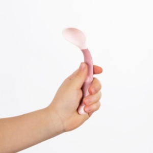 Tacamuri flexibile pentru copii, lingurita si furculita, fara BPA, roz, 6+ luni, Reer 23044 - Img 4