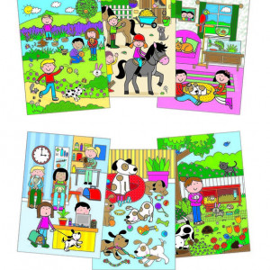 Water Magic: Carte de colorat Animale de companie - Img 2