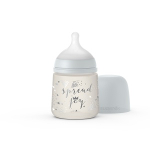 Biberon cu tetina fiziologica, 150ml, SX Pro debit lent, gri, Suavinex - Img 2