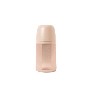 Biberon din silicon, 240ml, Colour Essence SX Pro debit mediu, nude