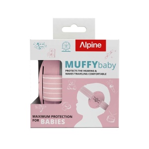 Casti antifonice pentru bebelusi ALPINE Muffy Baby Blush ALP20145
