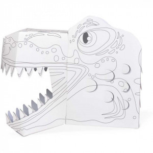 Coloreaza-ti propria Masca 3D T-Rex Fiesta Crafts FCT-3042 - Img 2