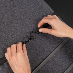 Copertina protectie solara carucior copii, UV 50+, parasolar universal reglabil, protectie vant si ploaie, material elastic, montare rapida, Reer ShineSafe 84251 - Img 8