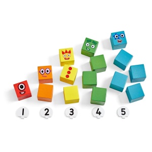 Cuburi din lemn Numberblocks - De la 1 la 5 - Img 4