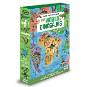 Cunoaste si exploreaza - Puzzle Lumea dinozaurilor (200 piese) - Img 3