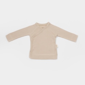 Cutie 4 piese pentru nou nascut - 100% bumbac organic - Mink, BabyCosy - Img 8