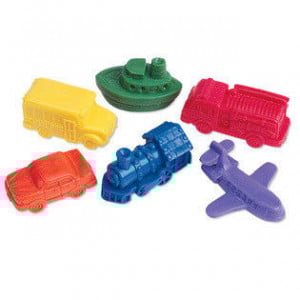 Mini vehicule pentru numarat - set 72 buc