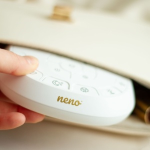 Neno Lumia Lampa de veghe pentru bebelusi cu lumini, sunete si pulsometru - Img 4