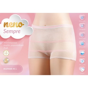 Neno Sempre - Chiloti postnatali reutilizabili, M, 2 buc - Img 5