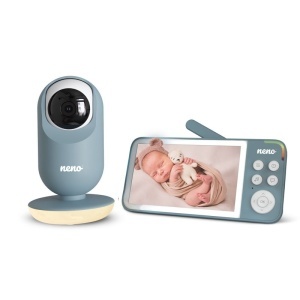 Neno Vedo Blue Baby monitor video cu ecran mare de 5’’