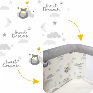 Patut 3 in 1 co-sleeping Natt, Evening Dream, Gri inchis, Skiddou - Img 6