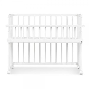 Patut copii lemn Klups Piccolino Alb 90x40 cm - Img 5