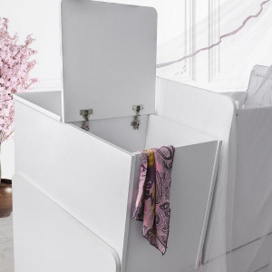 Patut transformabil MyKids Sofia Alb Roz 180x80 - Img 3