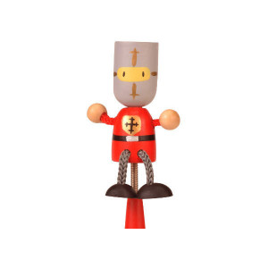 Pix lemn cu figurina Cavalerul Rosu Fiesta Crafts FCP-5177 - Img 2