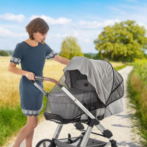 Plasa de protectie impotriva soarelui si a insectelor REER ShineSafe Bite pentru carucioare de bebelusi - Img 3