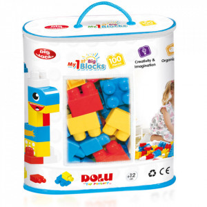 Primele cuburi de construit - 100 piese - Img 2
