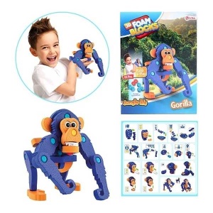 Puzzle 3D Spuma Maimutica 52 piese Toi-Toys TT43543A - Img 2