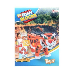 Puzzle 3D Spuma Tigru 121 piese Toi-Toys TT43546A - Img 7