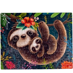 Puzzle Cute sloth, 23x30 cm, 120 piese De.tail DT100-06 - Img 2