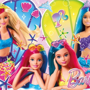 Puzzle de colorat maxi - Barbie (4 x 48 de piese) - Img 5