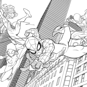 Puzzle de colorat - Spiderman (48 de piese) - Img 3