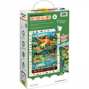 Puzzle Dinozauri 60 piese, 48x68cm Banana Panda BP49112 - Img 2