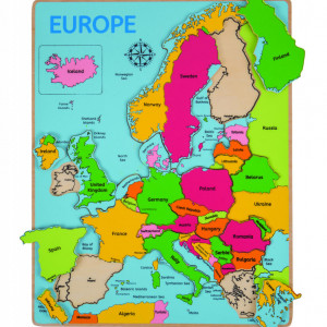 Puzzle incastru harta Europei - Img 3