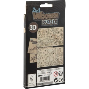 Puzzle Lemn 3D Animale Grafix GR400077 - Img 3